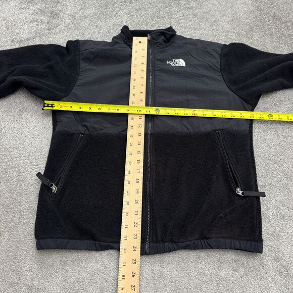 The North Face Y2K Denali Polartec Jacket Kid Boys XL Black Gray Fleece Outdoor - Picture 10 of 14